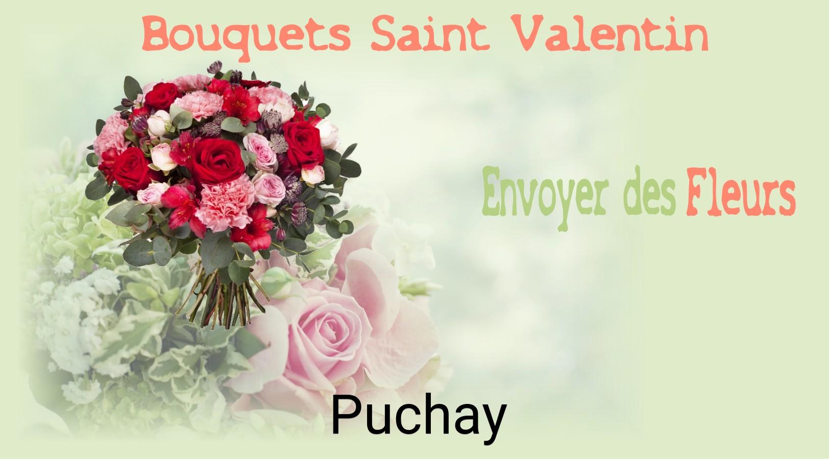 Roses de Saint-Valentin livrées à Puchay
